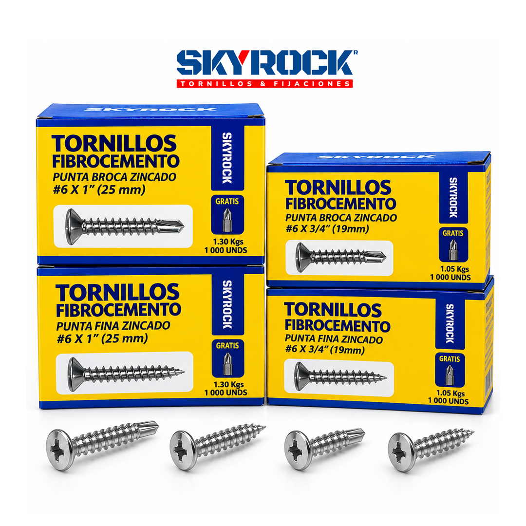 Tornillos para metal