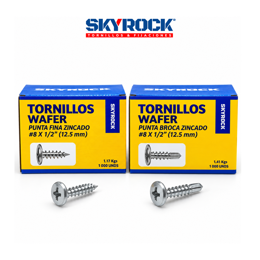 tornillos wafer
